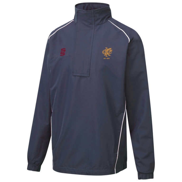 Women's Dual Curve 1/4 Zip Rain jacket : Navy