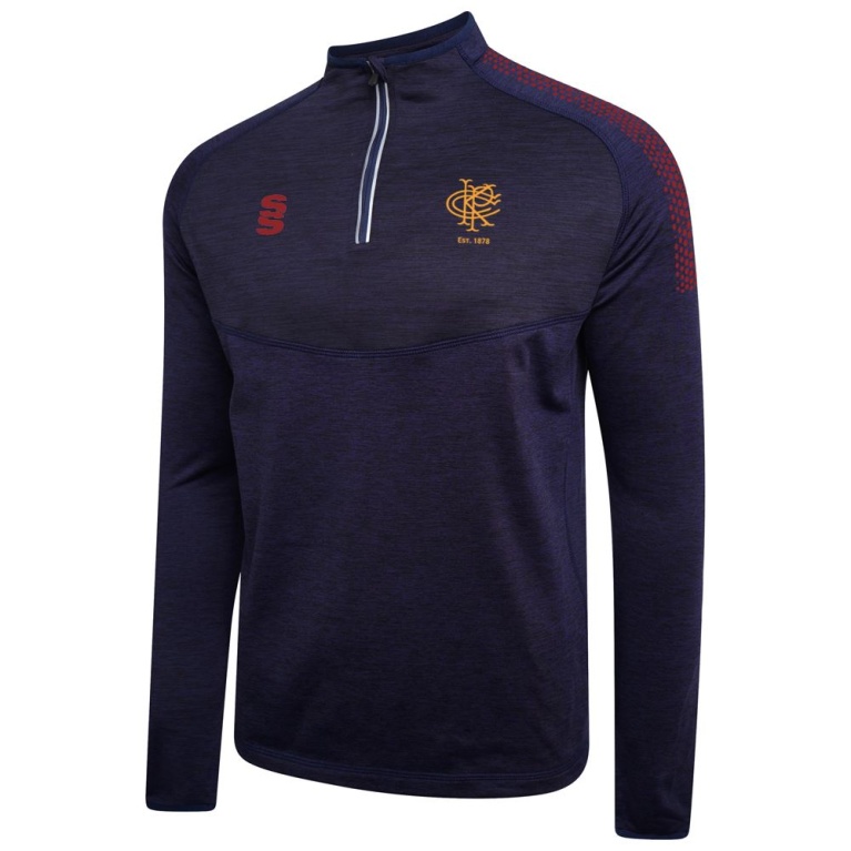 Women's 1/4 Zip Dual Performance Top : Navy